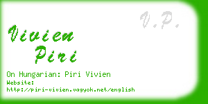 vivien piri business card